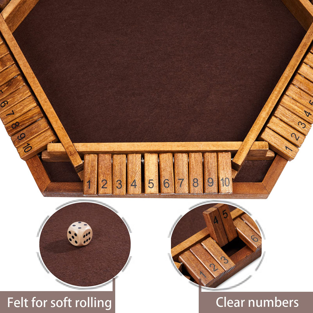 Vamslove wooden tiles with flip action during a casual game session