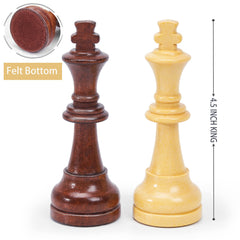 Vamslove Staunton 32-piece set for classic, balanced play.