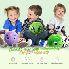 VangeBow Dragon Plush Ball shows golden scales for whimsical play.