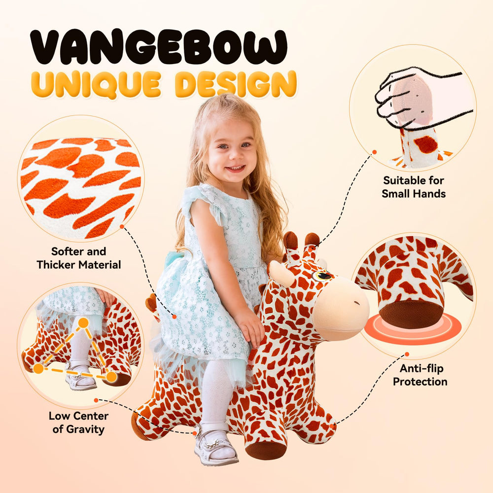VangeBow Giraffe Bouncy Horse durable materials and sturdy build