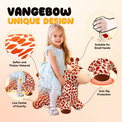 VangeBow Giraffe Bouncy Horse durable materials and sturdy build