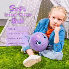 VangeBow lightweight plush ball for safe kicking and home decor protection.