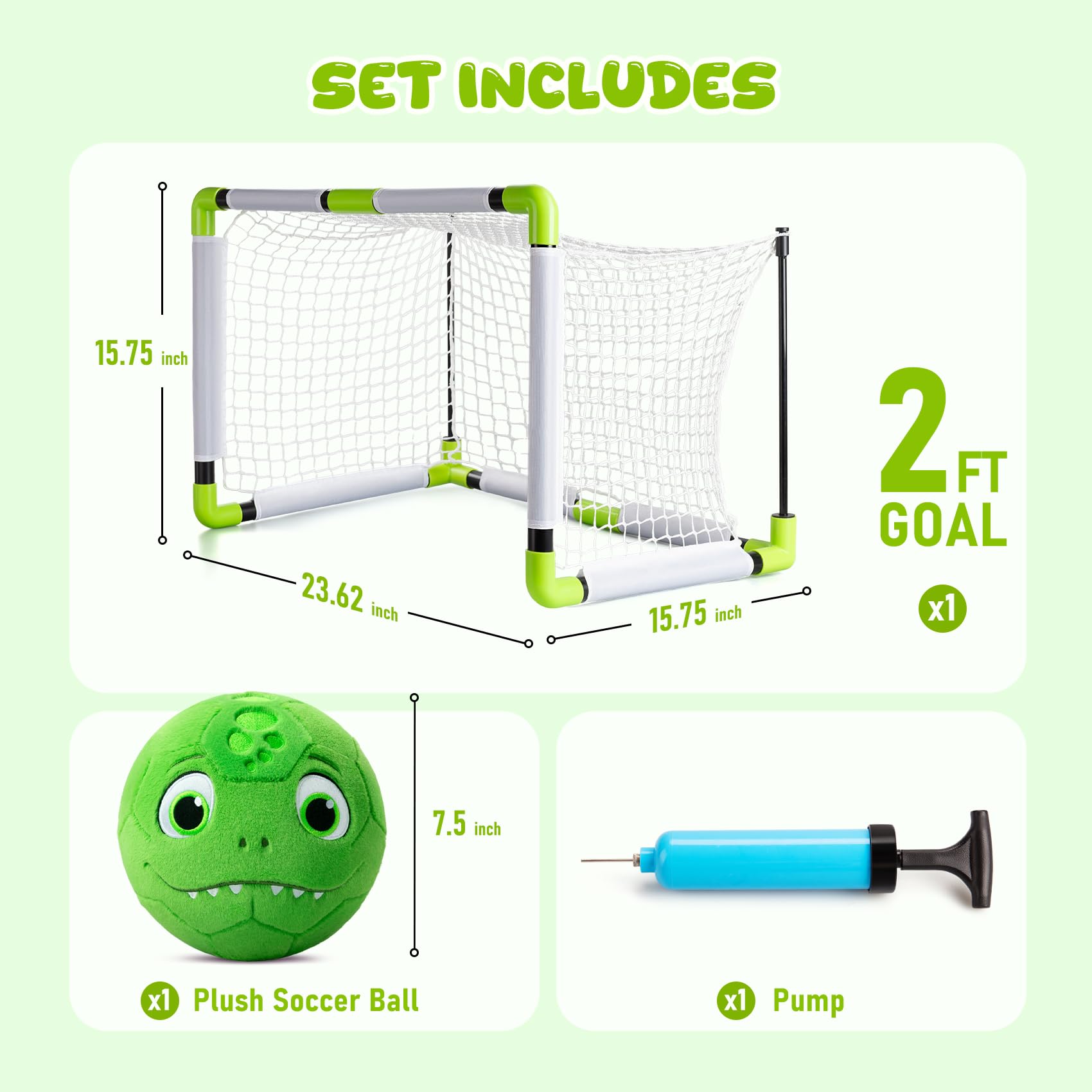VangeBow mini soccer goal in backyard for quick outdoor sessions.