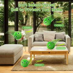 VangeBow quiet play ball reduces thuds for peaceful living spaces.