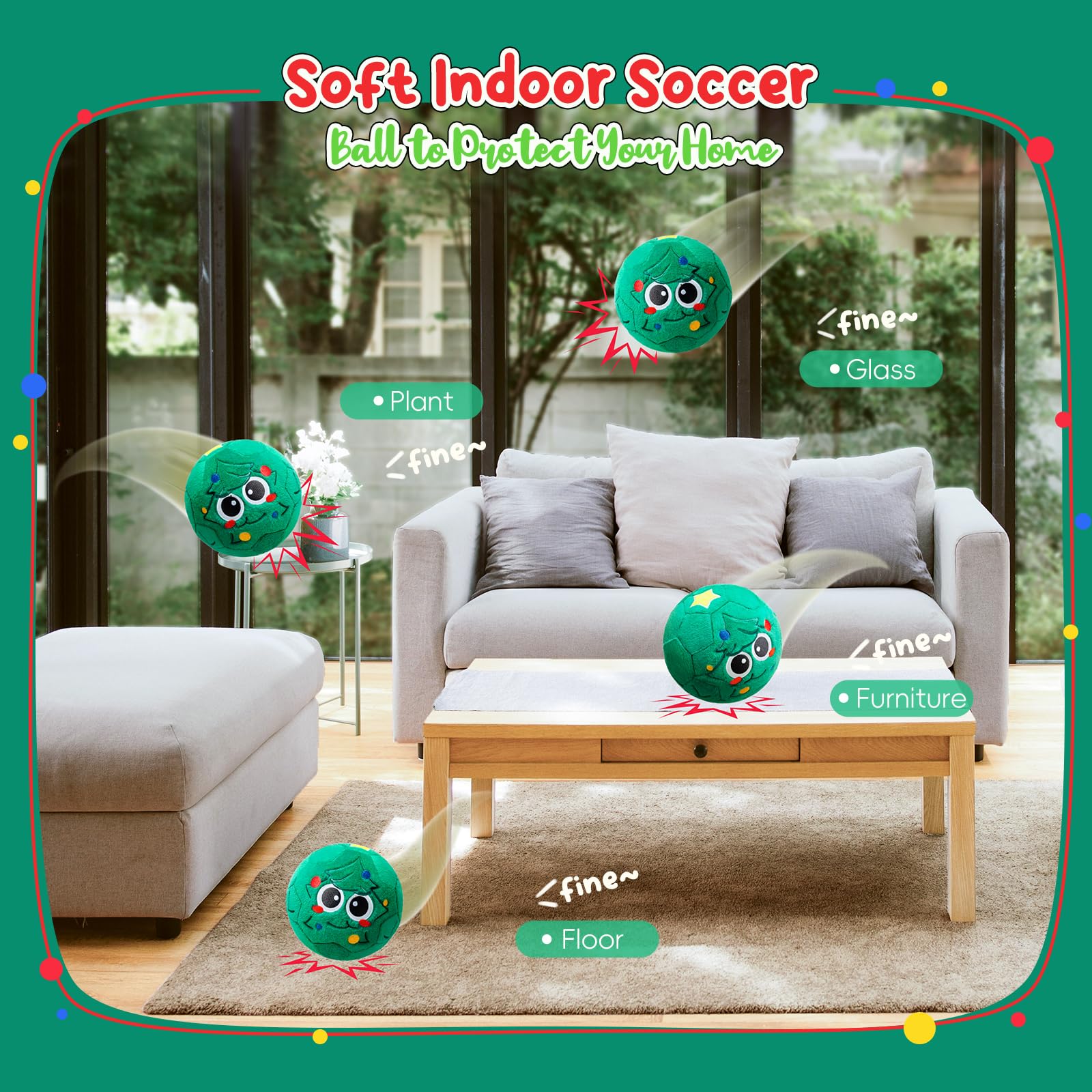 VangeBow fuzzy surface mutes sounds for peaceful, cozy play sessions.