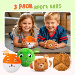 Fox-design VangeBow ball promotes imaginative play and coordination.