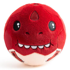 VangeBow T-Rex plush soccer ball with pump for safe indoor play