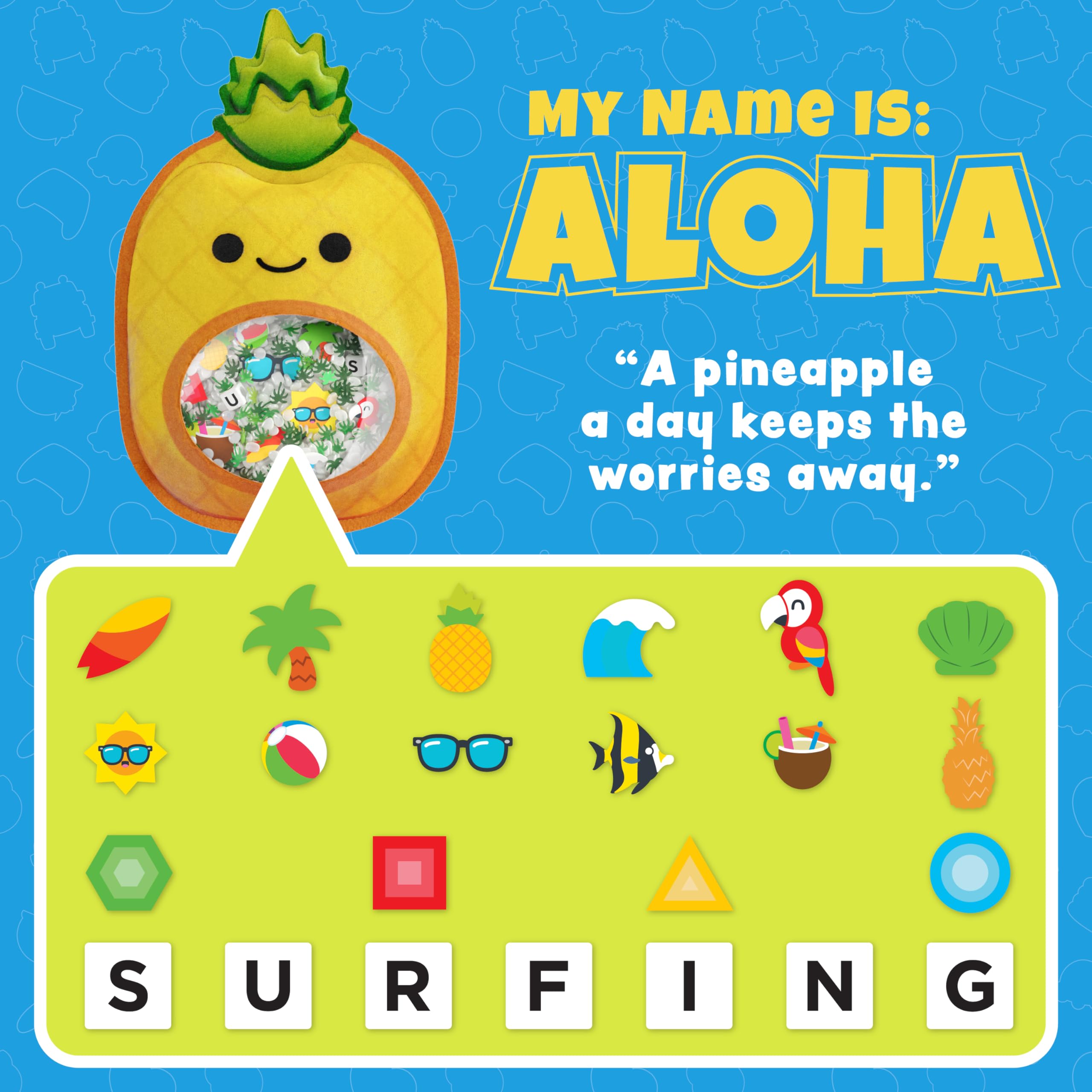 Vango BIZYBOO hidden-objects prompts card guides exploration and matching.