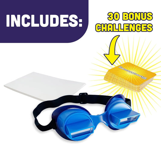 Vango UpsideDownChallenge cards show creative, upside-down tasks for party fun.