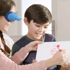 Vango upside-down glasses close-up illustrating vision flip for giggles