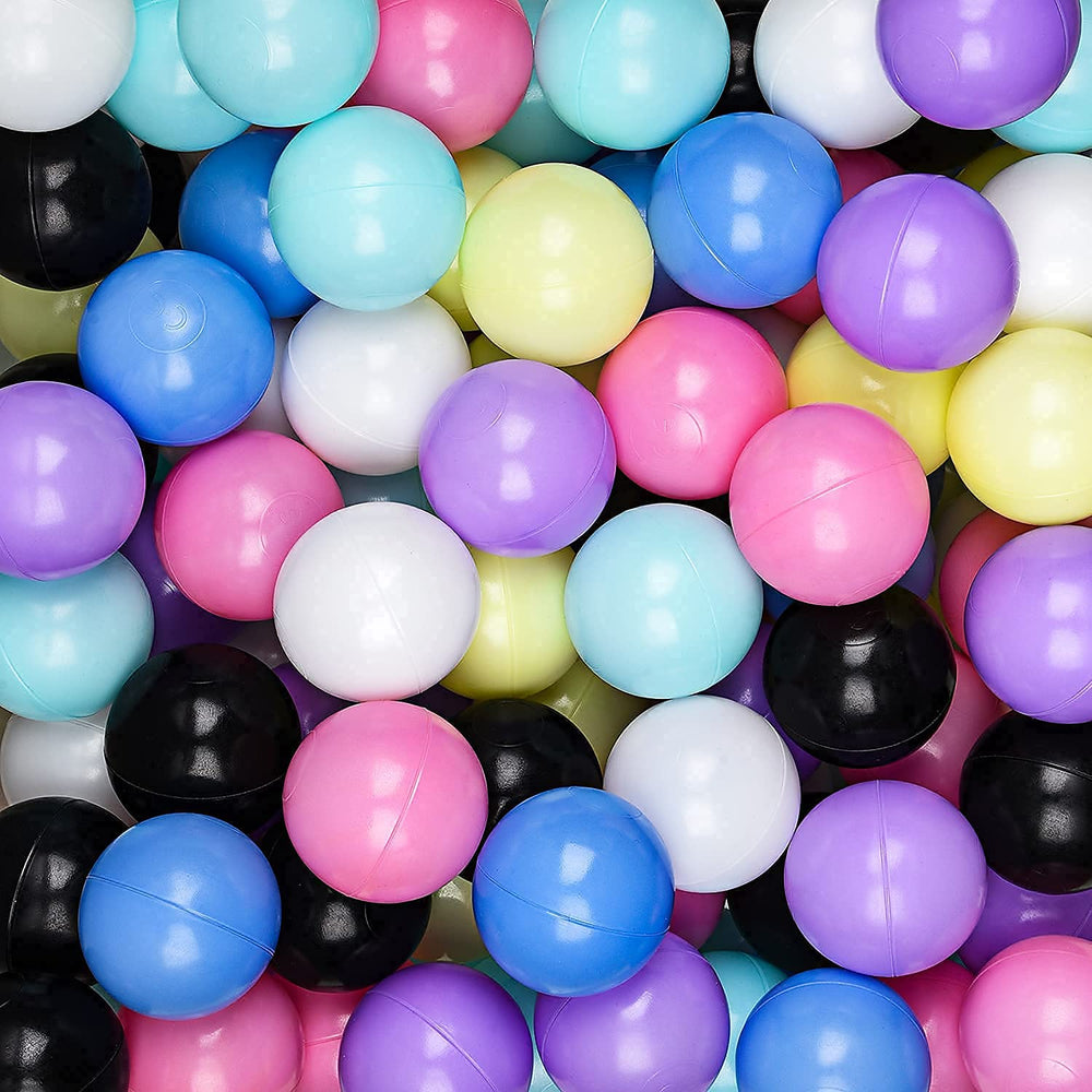 Vanland baby ball pit balls in multicolor 8-pack for safe, tactile play.