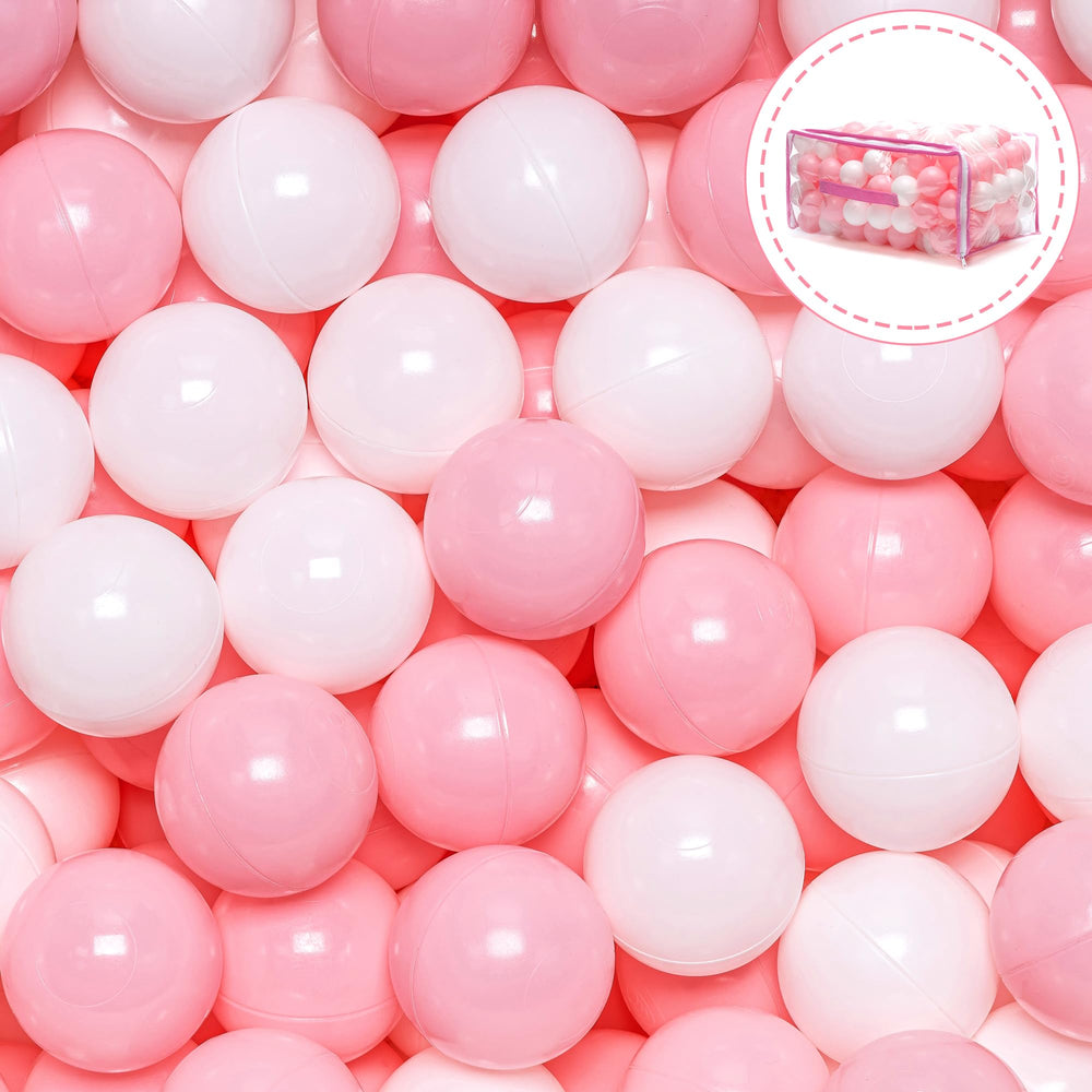 Vanland ball pit balls showing 2.2-inch diameter for small hands