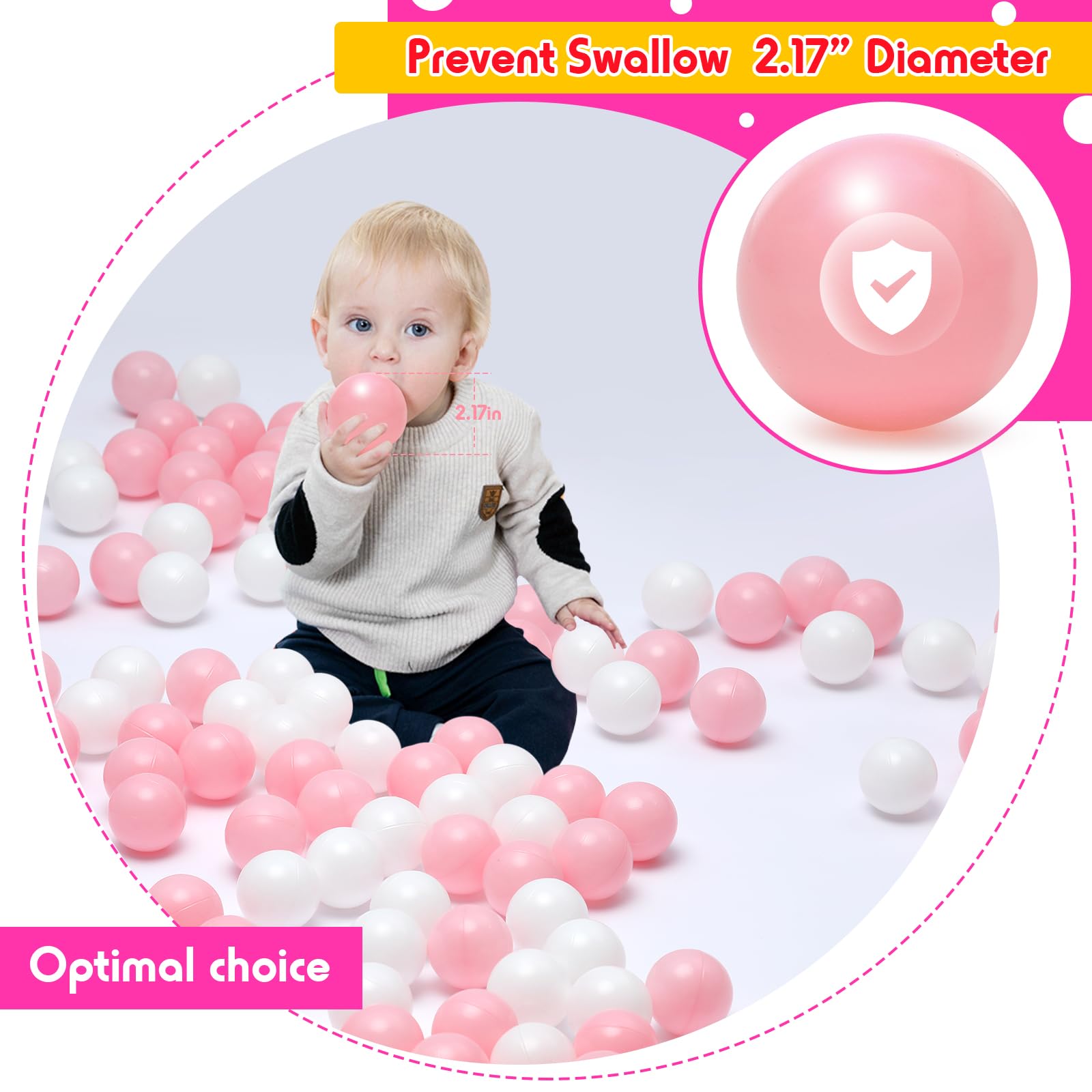 Vanland ball pit balls used in multiple setups like pits and tents