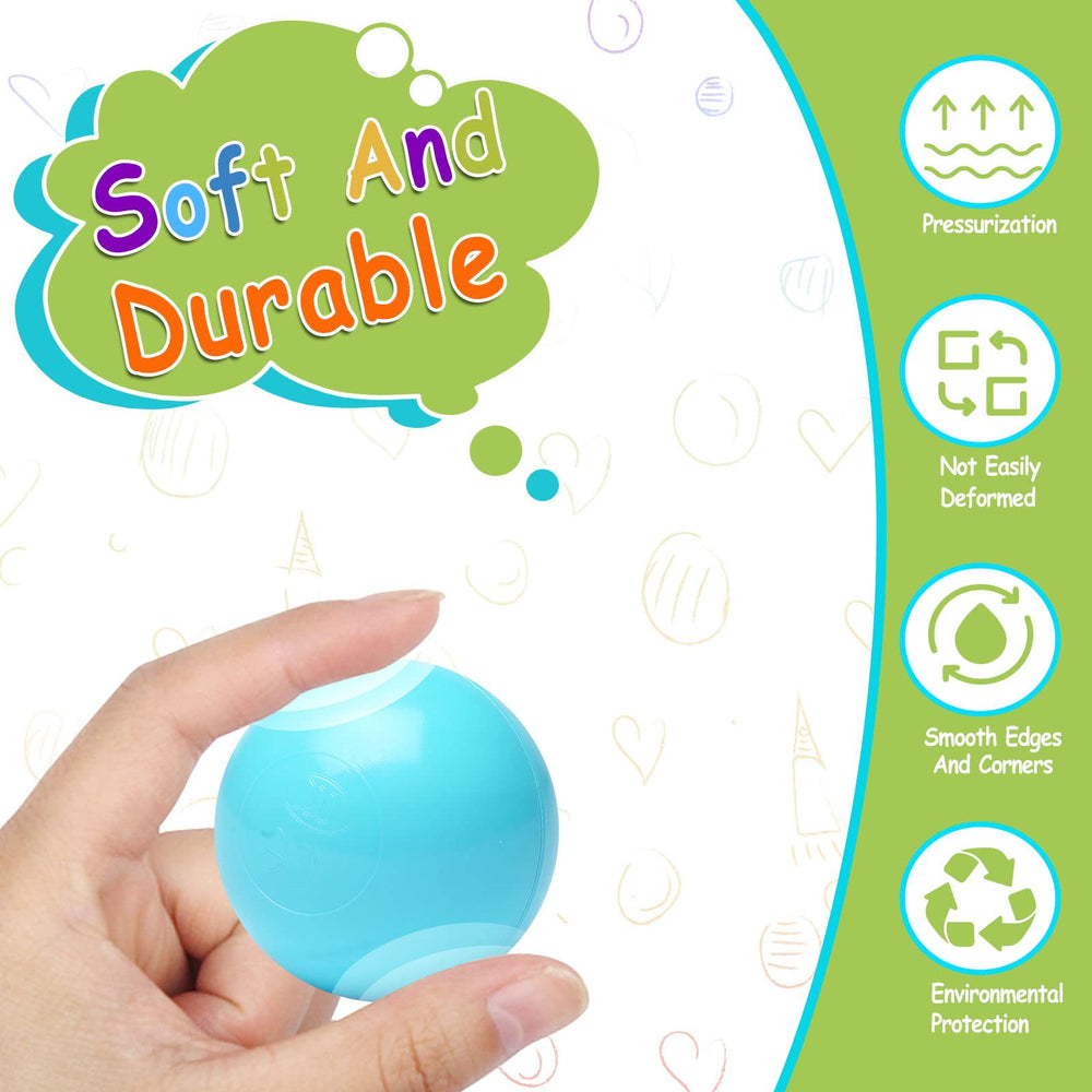 Non-toxic, BPA-free Vanland balls support safe indoor fun