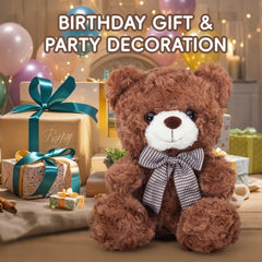 VANLINNY NEW brown teddy bear room decor idea for nursery or shelf