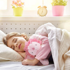 VANLINNY NEW pink dinosaur plush, lightweight and portable for travel