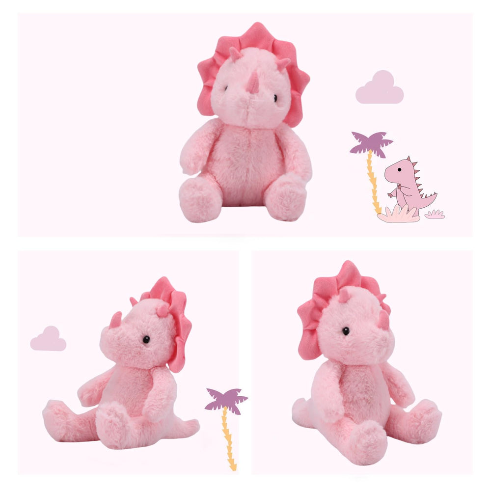 VANLINNY NEW pink dinosaur stuffed toy with kawaii design for kids