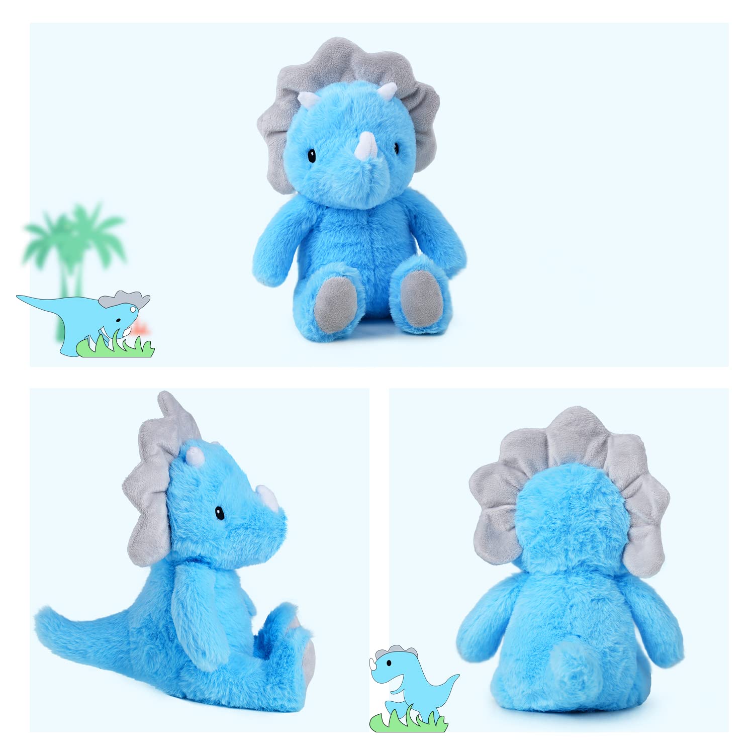 Vanlinny soft dino toy during playtime, ideal for creative storytelling and snuggles.