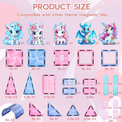 VANLINNY unicorn tiles suit parties and hands-on learning.
