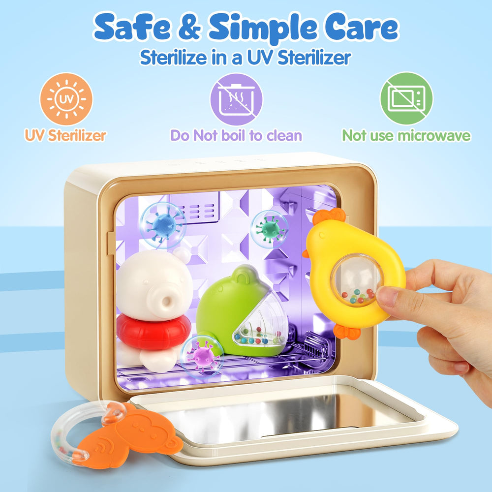 Vanmor bright colors baby toys capture attention and aid tracking