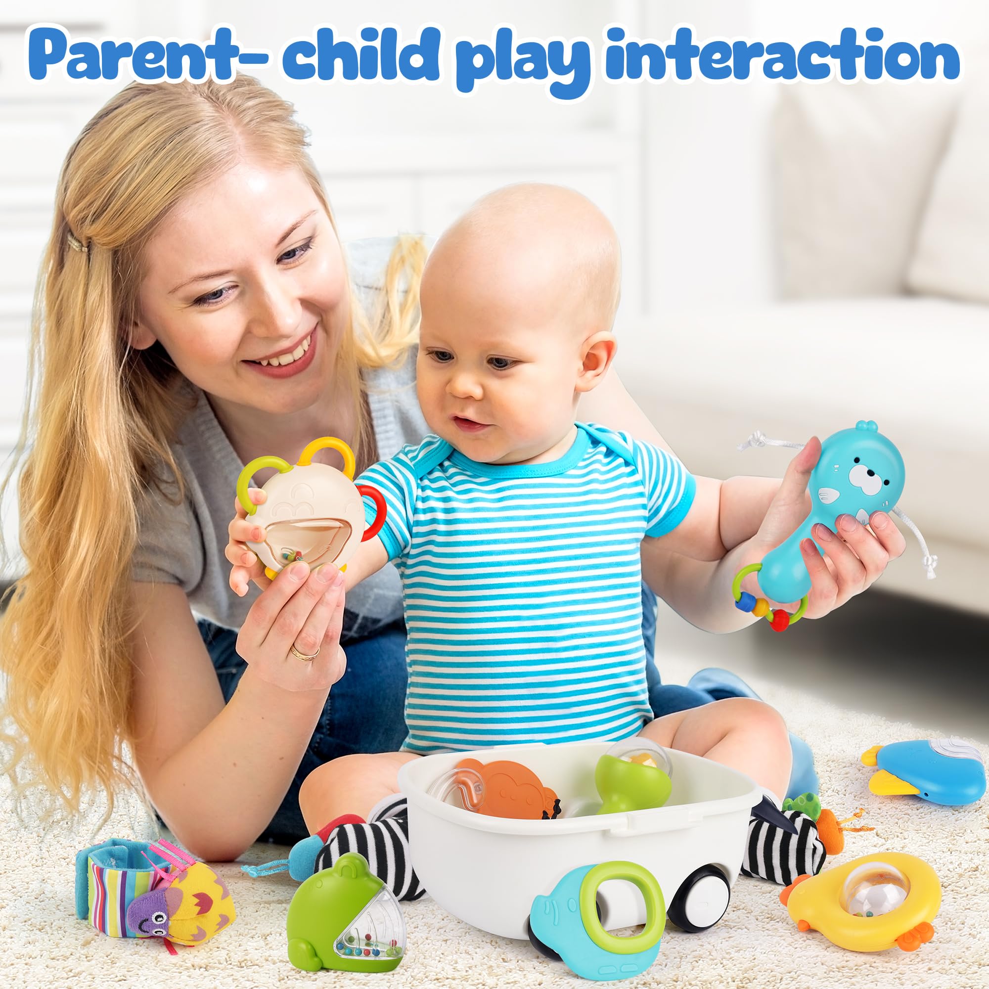 Vanmor hand grip practice rattle strengthens grasp with rhythm