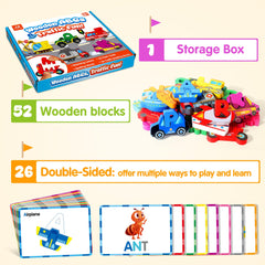 Vanmor wooden puzzle makes a thoughtful preschool gift for birthdays or holidays