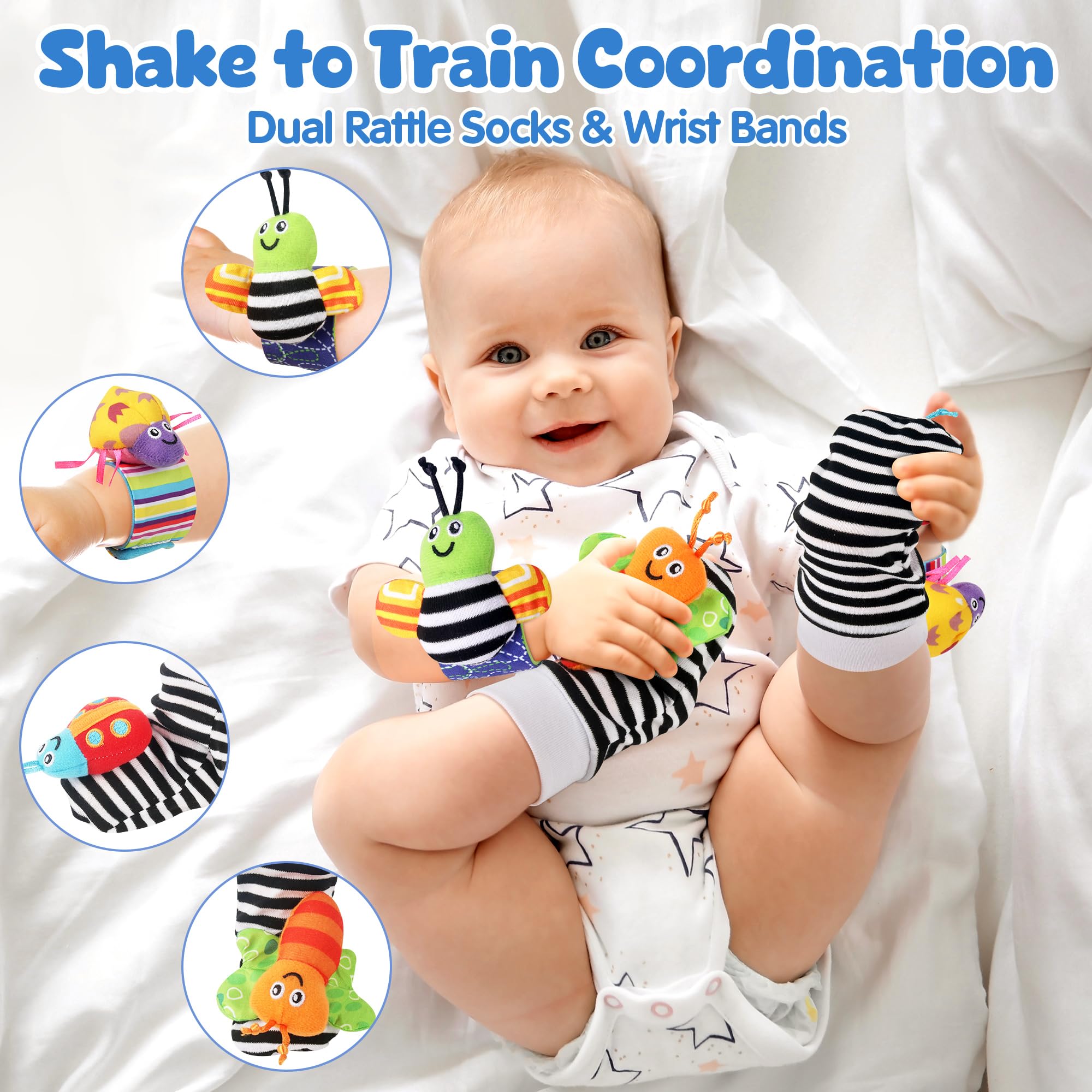 Vanmor newborn teether toy soothes gums during teething