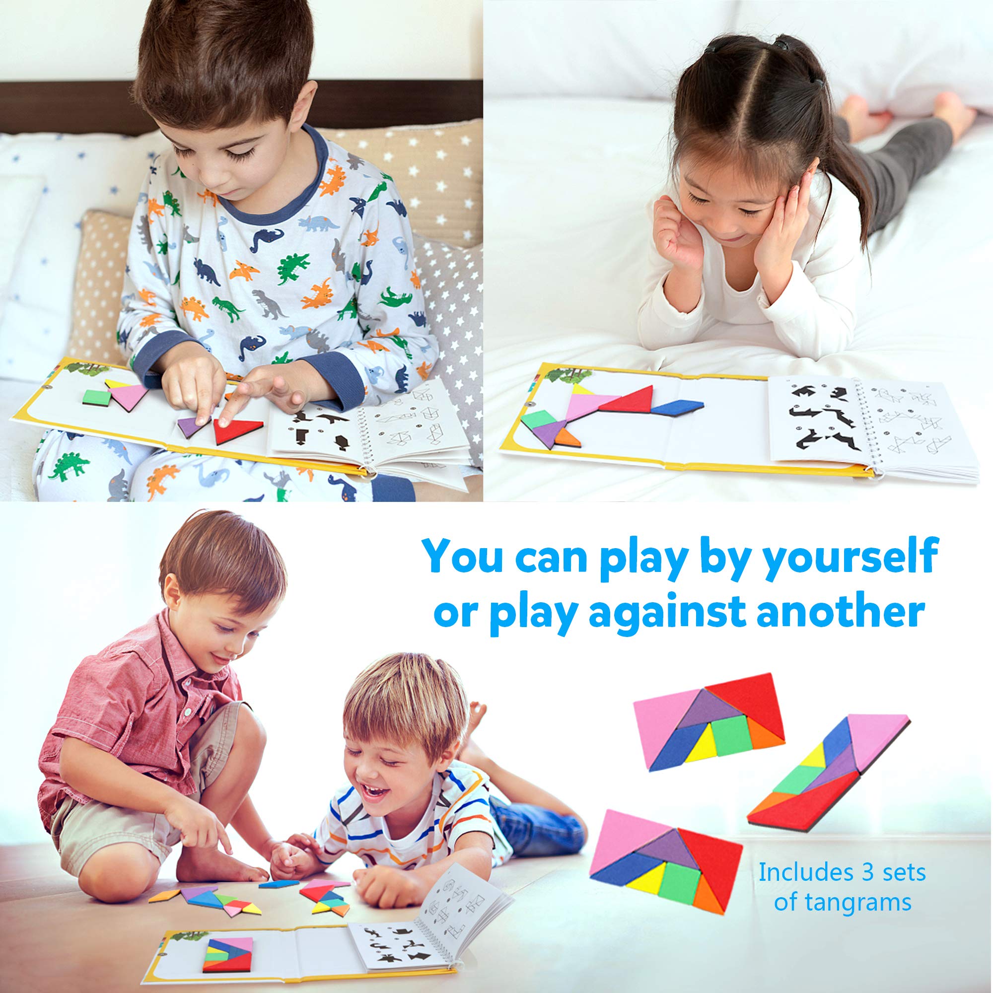 Vanmor non-toxic foam tangram pieces ensure safe play