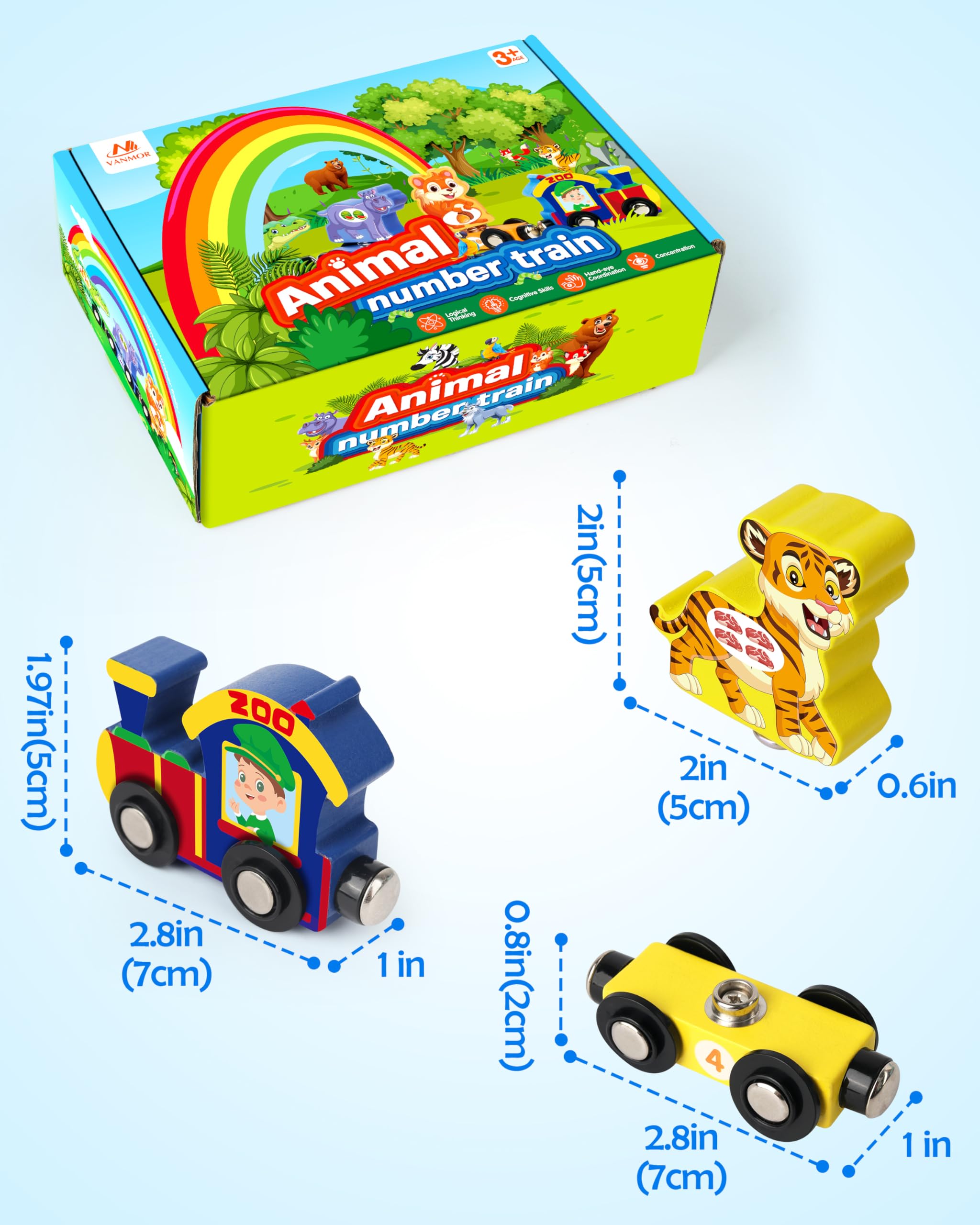 Vanmor screw-reinforced construction adds stability during busy toddler play.