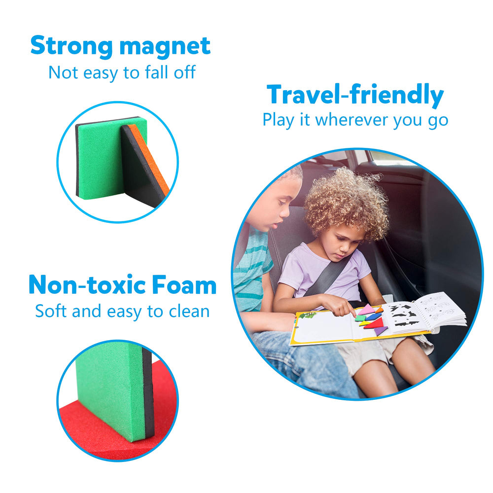 Vanmor spiral-bound tangram book convenient for flipping pages