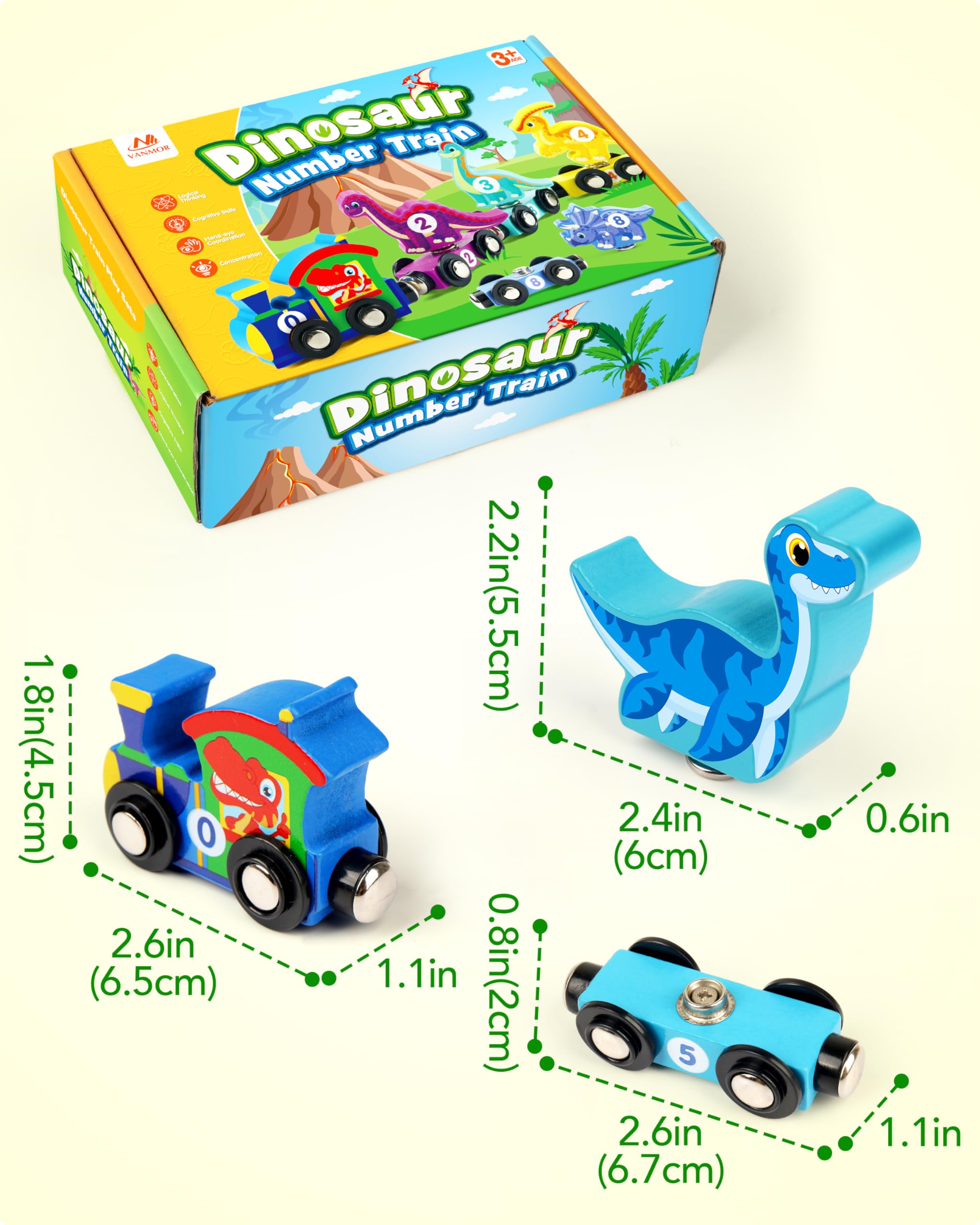 Vanmor storage box included keeps the set organized after playtime.