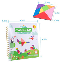 Vanmor Travel Tangram Puzzle 368-answers – rich set of challenges for varied skill levels