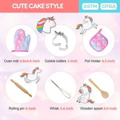 Vanmor Unicorn Kids Hot Pad provides extra protection during play cooking