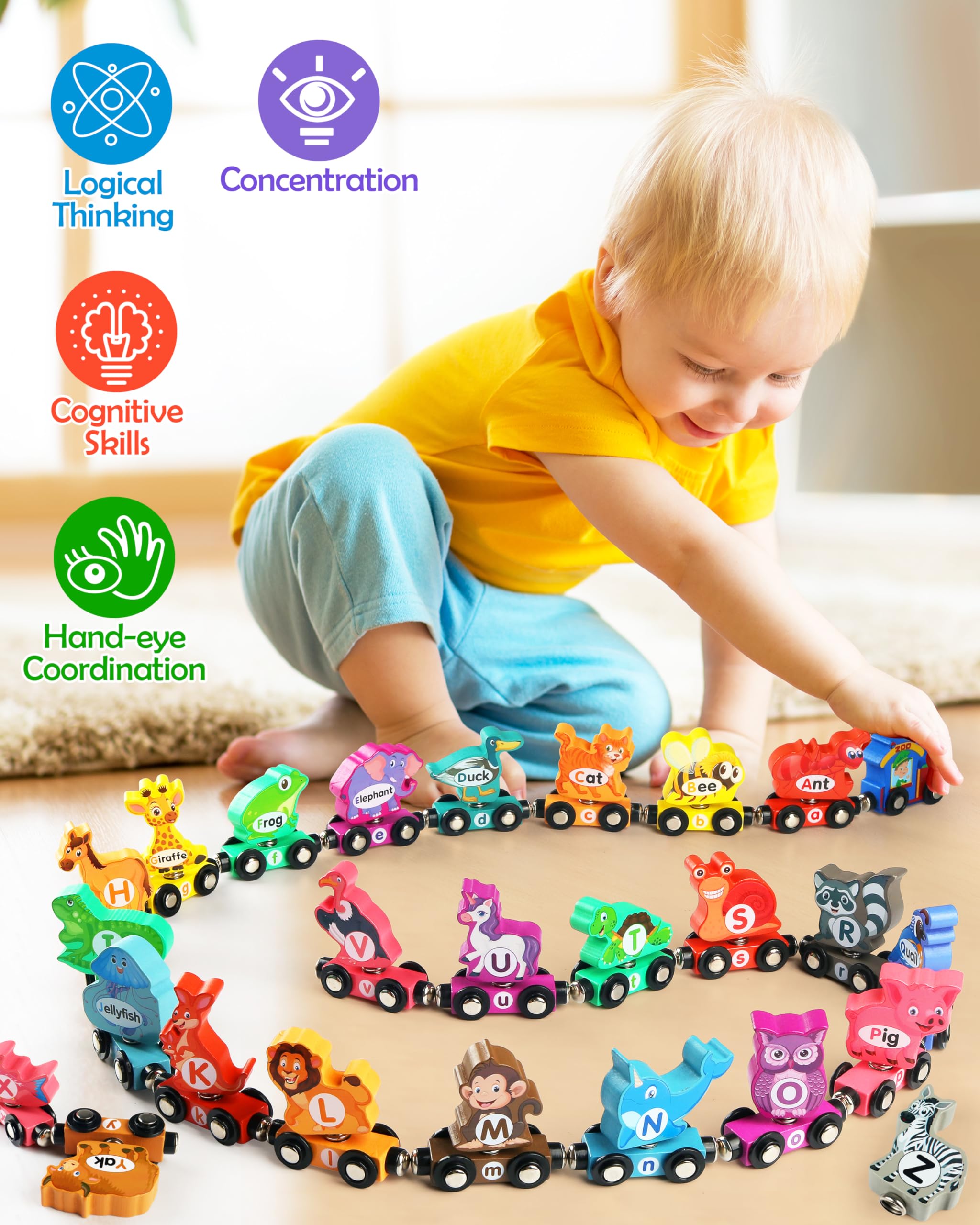 Vanmor snap-connection cars click together easily for small hands.