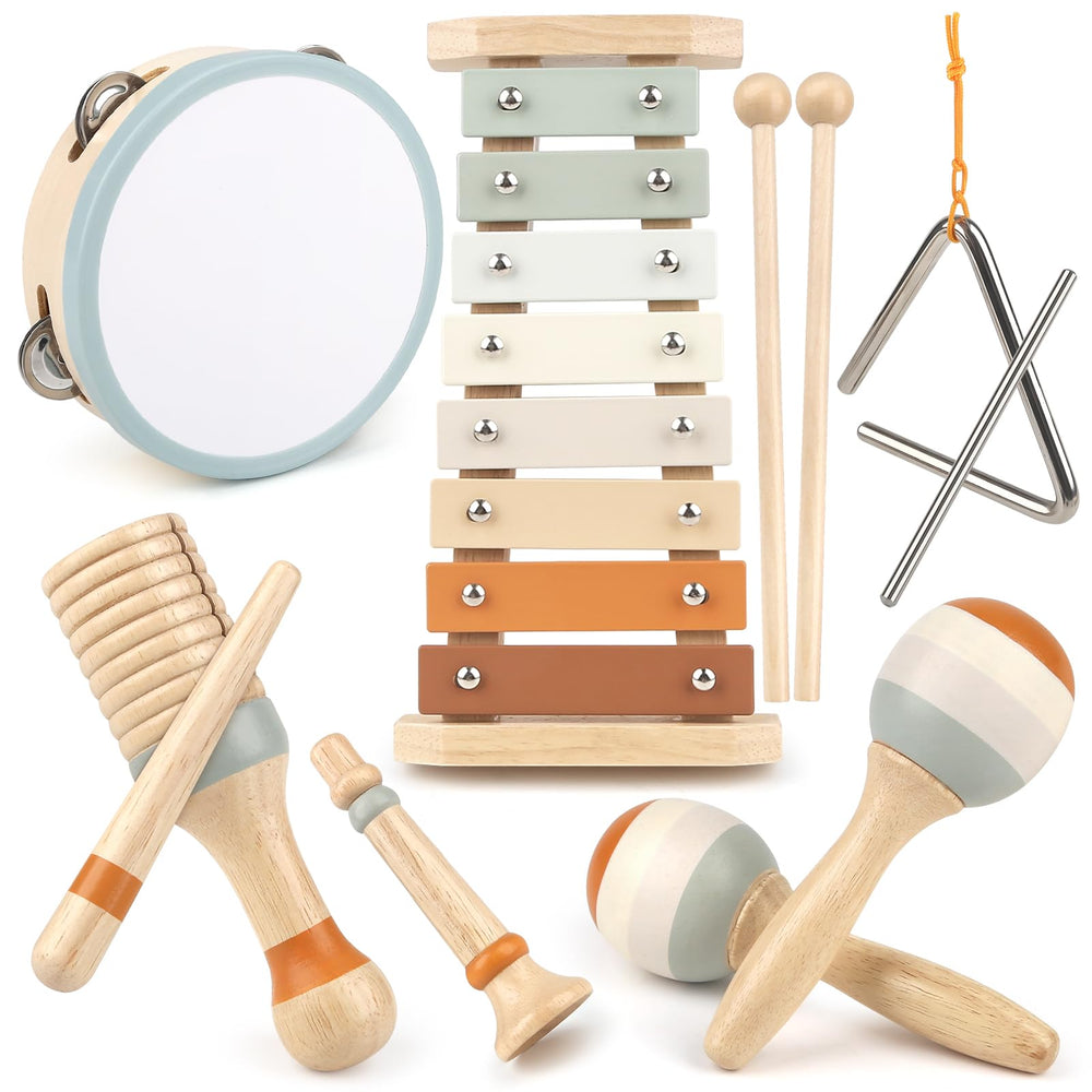 Vanplay 6-in-1 wooden xylophone for toddlers sparks rhythm exploration