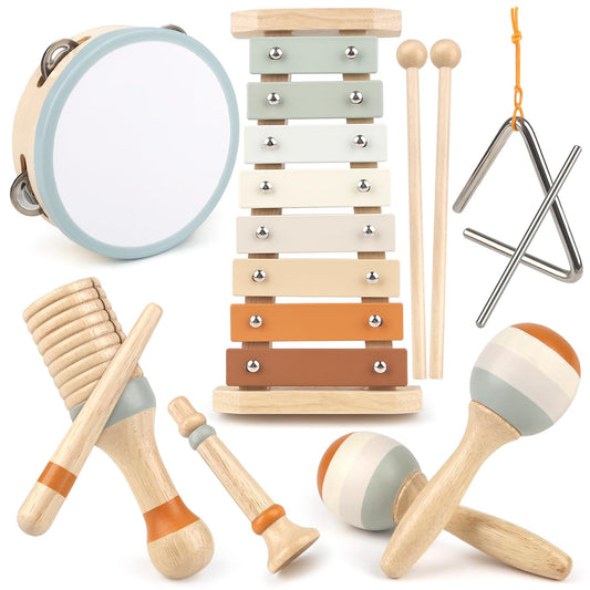 Vanplay 6-in-1 wooden xylophone for toddlers sparks rhythm exploration