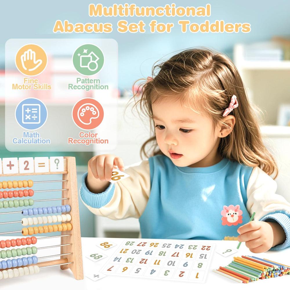 Vanplay counting sticks storage box keeping pieces organized during play.