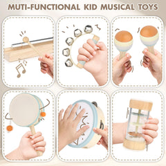 Vanplay earthy wood tone—blends with nursery decor for calm play.