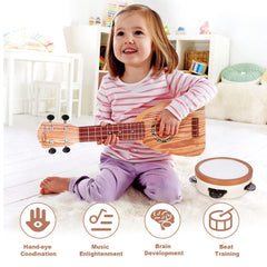 Vanplay flute helps with breath control and listening during pretend music sessions