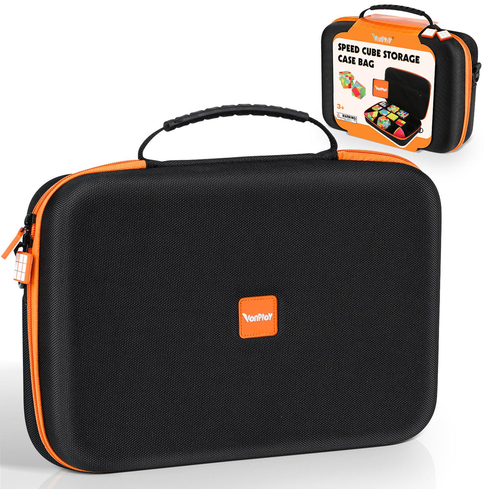 Vanplay Speed Cube Storage Case closed to protect your puzzles during travel.