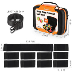 Vanplay Speed Cube Storage Case is portable and durable for travel and storage.