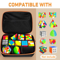 Vanplay Speed Cube Storage Case features Velcro compartments for easy reconfiguration of cubes.