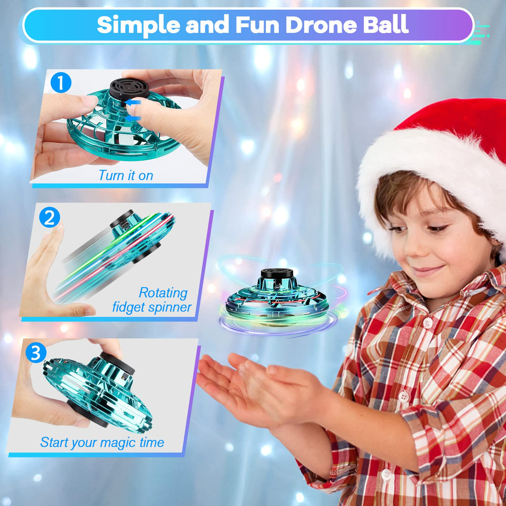 Vantexi hand-controlled drone launched by throw for quick play