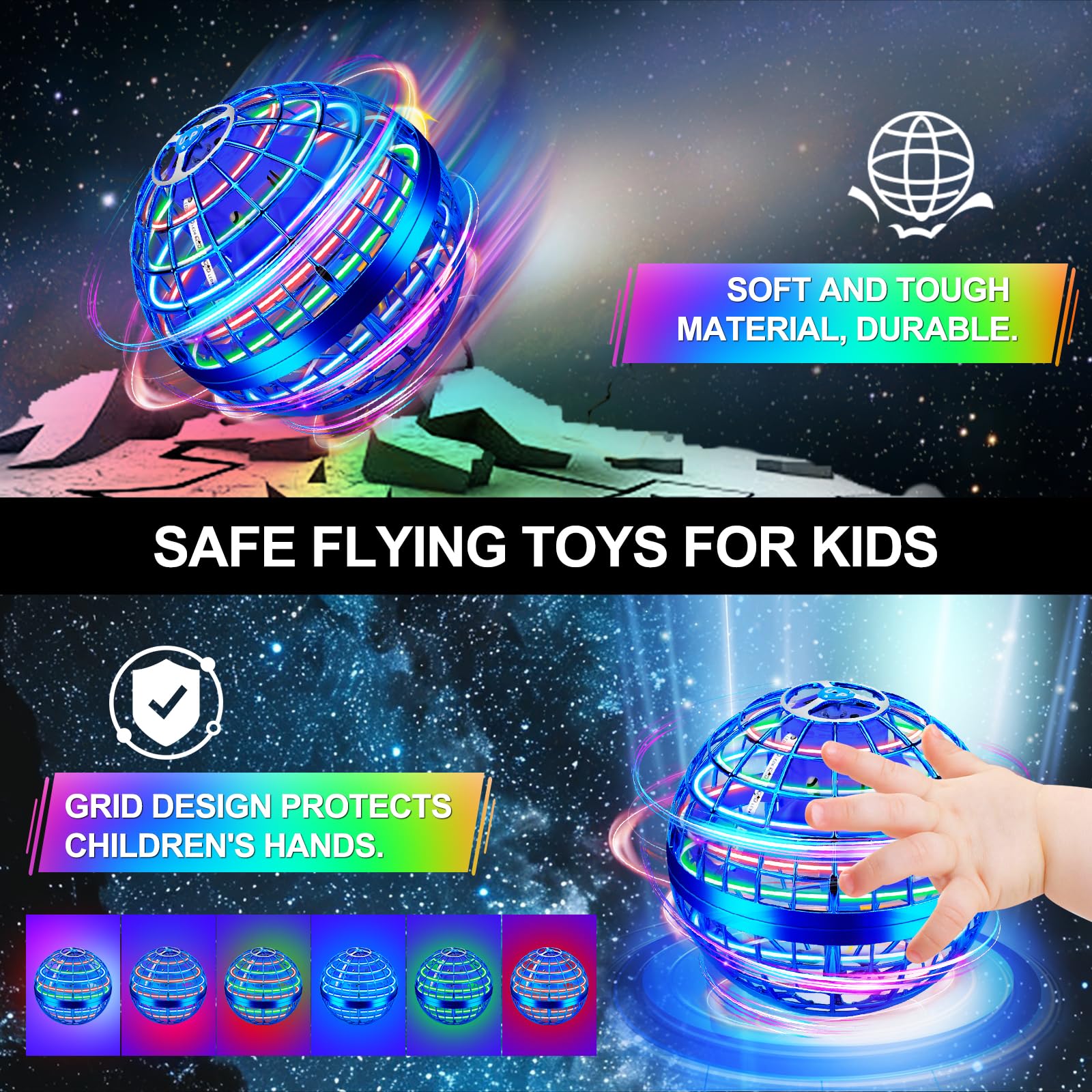 Vantexi Flying Orb Ball durable soft materials designed for kids