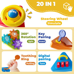 Vanvimen 20-in-1 Busy Board cube whack-mole for multisensory play