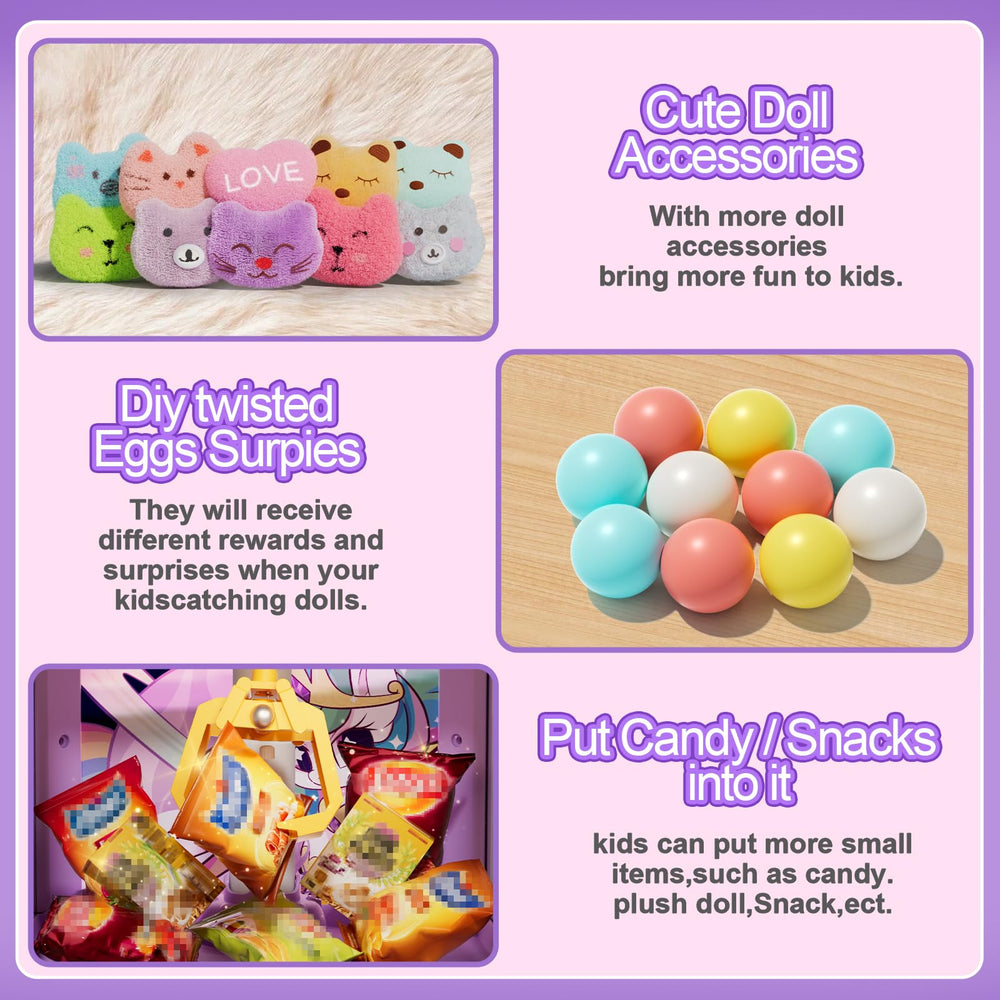 Vanvimen claw machine setup for arcade-style fun at home