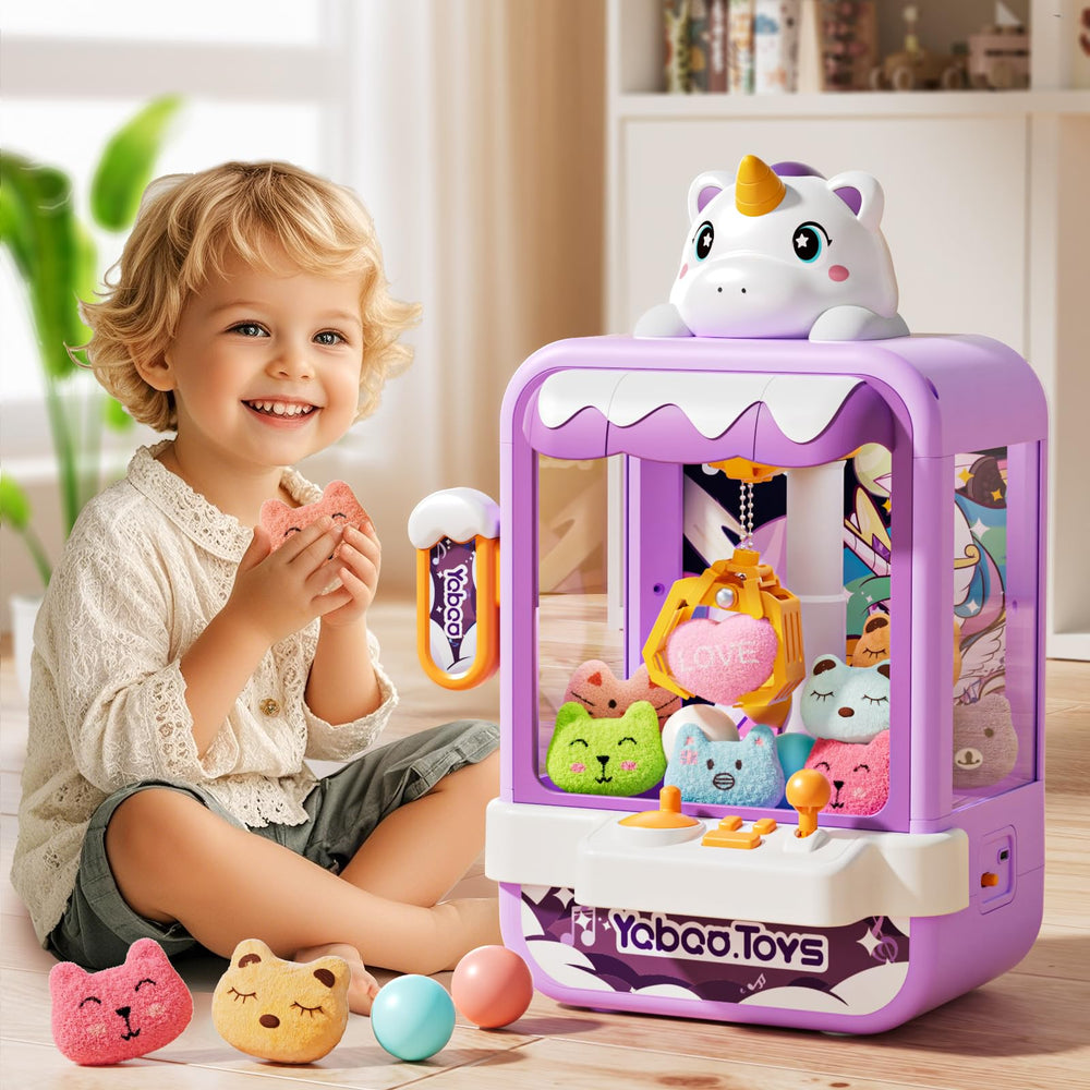 Vanvimen claw machine prize collection with plush toys and eggs
