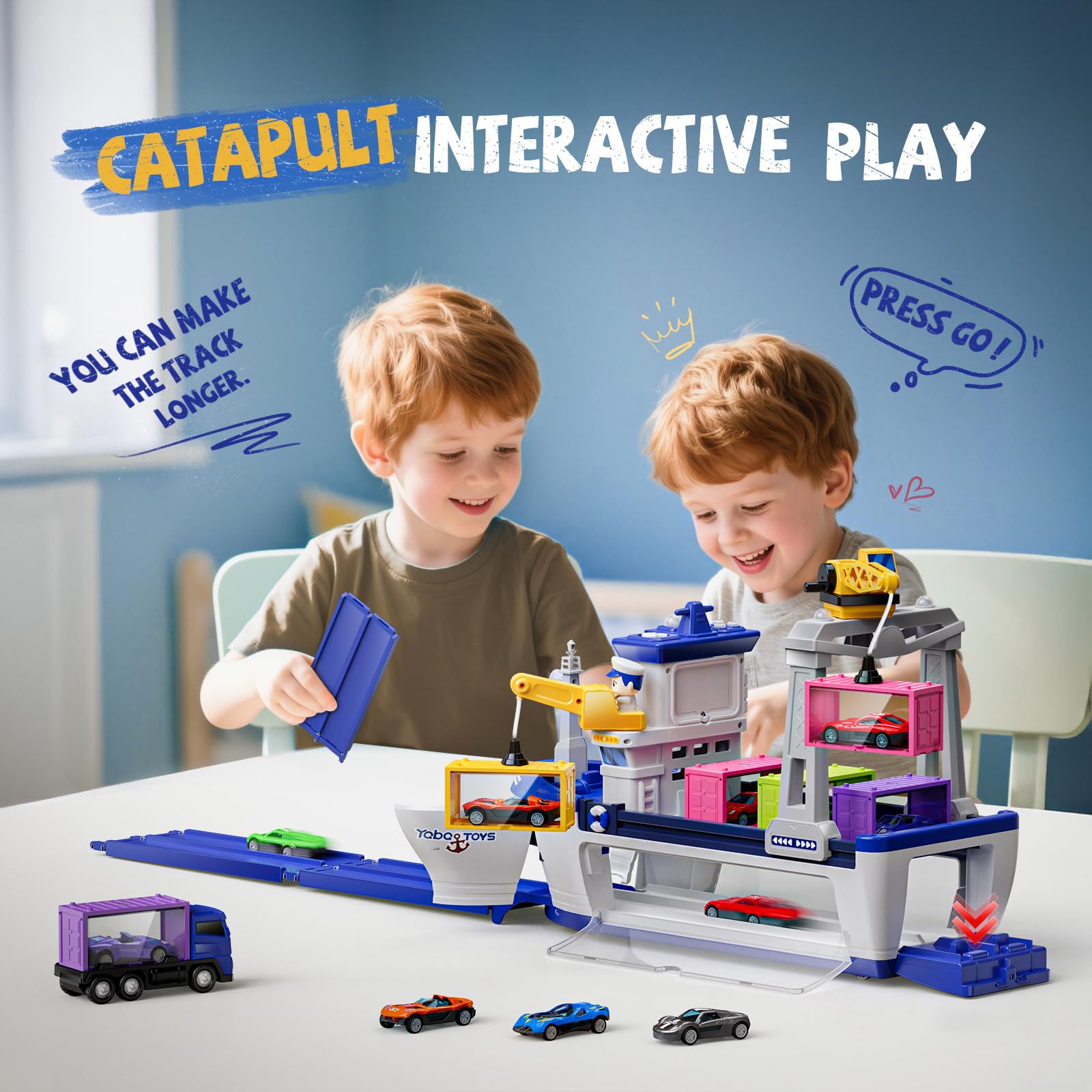 Vanvimen die-cast vehicles (1:64) designed for durable, hands-on play.