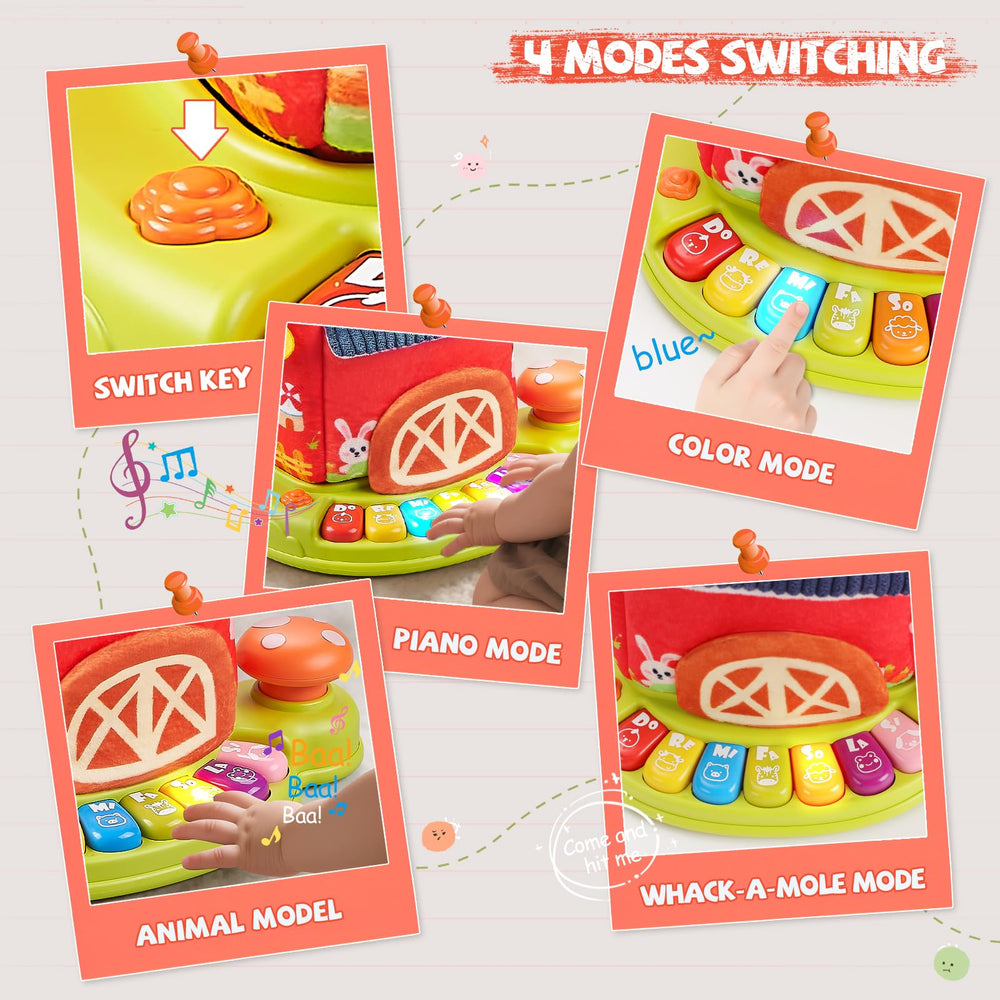 Vanvimen fill and dump openings encourage grasping and hand-eye coordination.