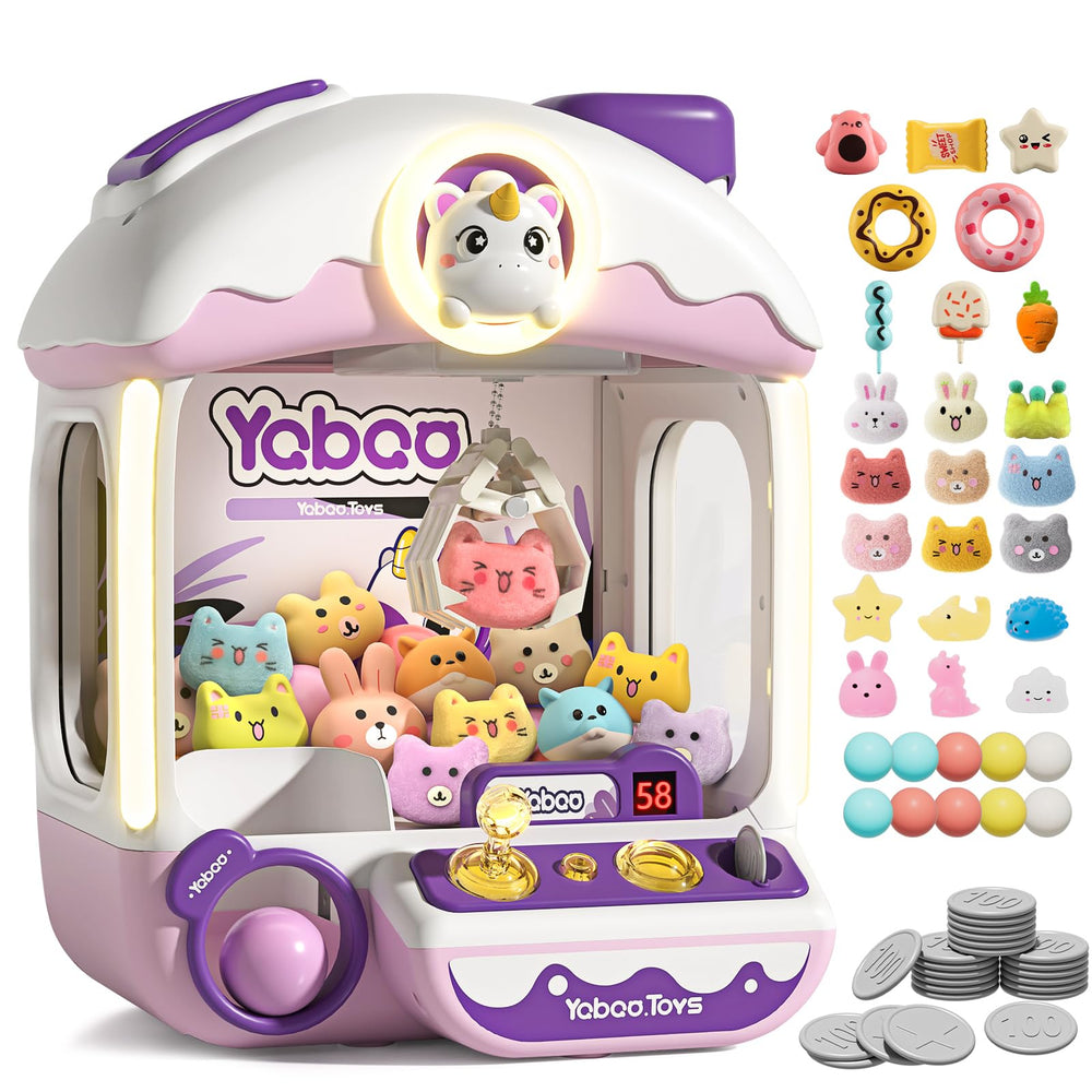 Vanvimen large unicorn claw machine front view for kid-friendly playtime